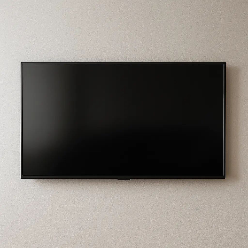 TV mount with anchors and screws