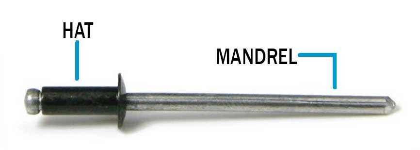 Measuring Blind rivets