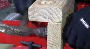 prepare to remove and loose nut