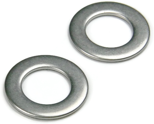 Flat Washers, AN 900 Series, Stainless Steel 18-8, #2 C2 (ID .099, OD .250, Thick 1/32")