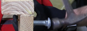 carriage bolt setup