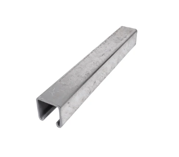 Solid Strut Channel, Deep, 12 Gauge 1-5/8" x 1-5/8", Hot Dip Galvanized Steel (USA Made)