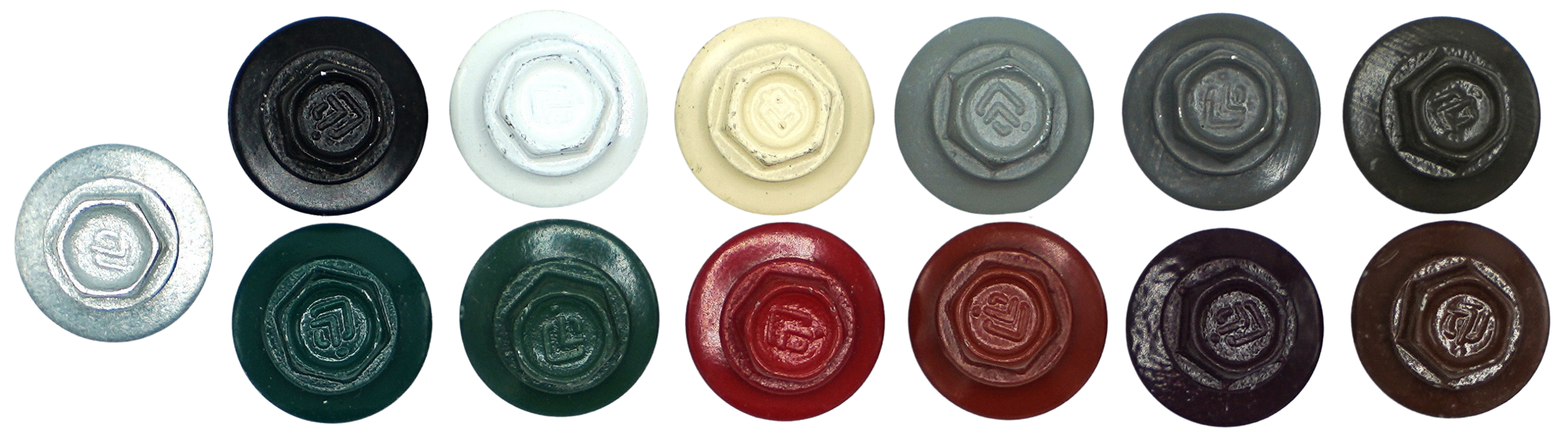 Metal to Metal Roofing Screws By Color