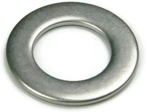 Flat Washers, AN 900 Series, Stainless Steel 18-8, #10 C10 (ID .203, OD .437, Thick 1/16)