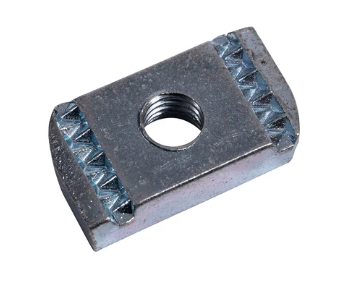 Channel Nuts Without Spring, Electro Galvanized Steel