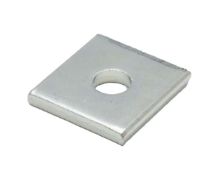 Square Strut Washer, Pre Galvanized Steel