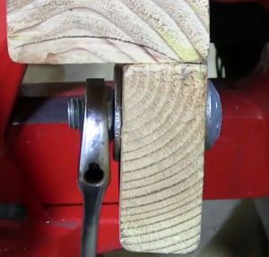 drill the hole