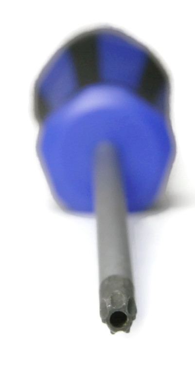 Aopin T8 With Hole, Torx Head Screwdriver Tamper Proof, 1 / 4 Inch Hex Handle, S2 Steel Magnetic, 100mm(4 Inch) Length, 10pcs