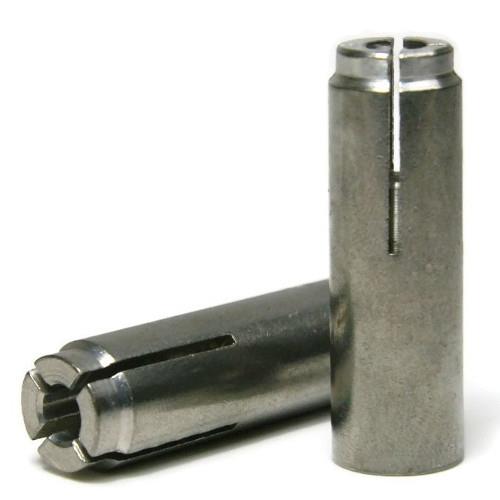 Drop-In Anchors, Stainless Steel 18-8, 1/4"-20 x 1"