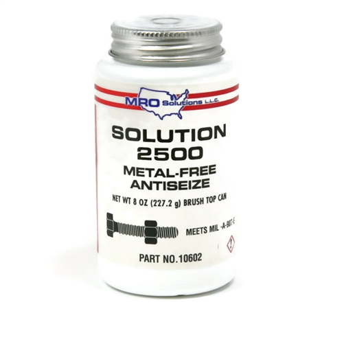 MRO Solution 2500, Metal Free Anti-Seize Lubricant, 8oz.