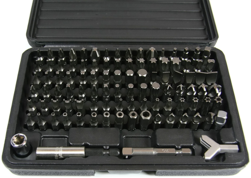 100 Piece Master Screwdriver Bit Set - Standard and Security - VHS100A