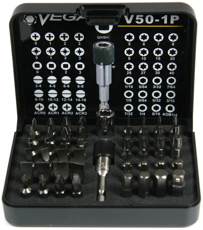 50 Piece Industrial Driver Bit Set - Standard - V50-1P