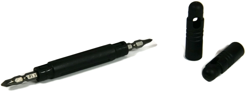 4-In-1 Pocket Screwdriver - Phillips and Slotted Bits - 4PSPP