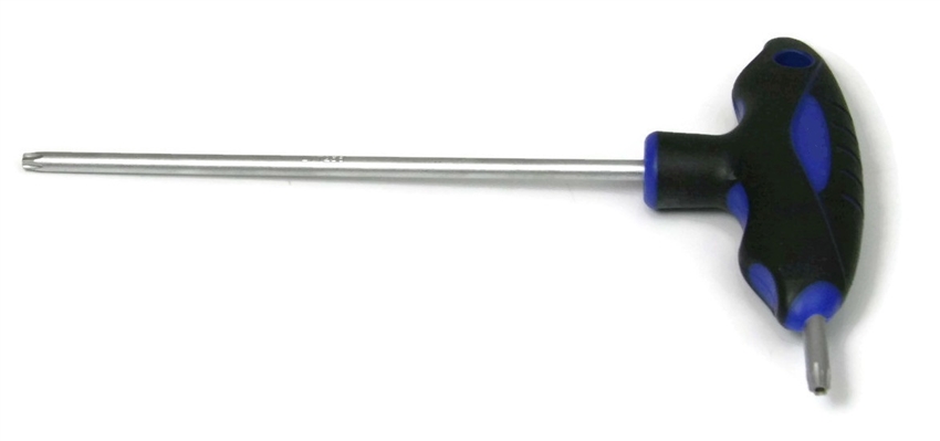 Tamper Proof Star Drive T Handle Screwdrivers T30 - T40 x 8" Length