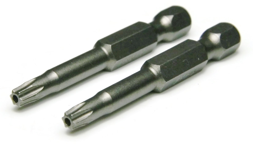Tamper Proof Star Drive Power Bits, T-20, Length 2"