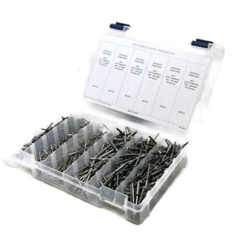 Kit Assortment, POP Rivets, Stainless Steel 304, Sizes #4-2 through #6 ...