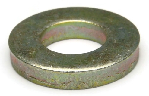 Flat Washers, Extra Thick, Grade 8 Yellow Zinc