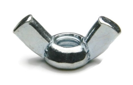 Wing Nuts, Zinc Plated Steel