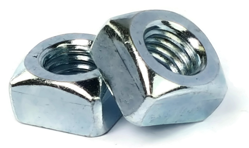 Square Nuts, Grade 2 Zinc Plated Steel Square Nuts, Grade 2 Zinc Plated Steel