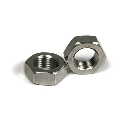 Hex Jam Nuts, Left Hand Thread, Stainless Steel 18-8 Hex Jam Nuts, Left Hand Thread, Stainless Steel 18-8