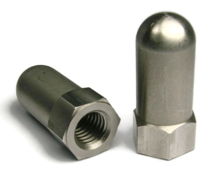 Cap Nuts, Extra Tall, Stainless Steel 18-8