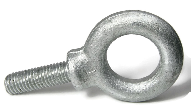 Ken Forging Eye Bolts, Shoulder Pattern, Hot Dipped Galvanized, 1/2"-13, USA Made