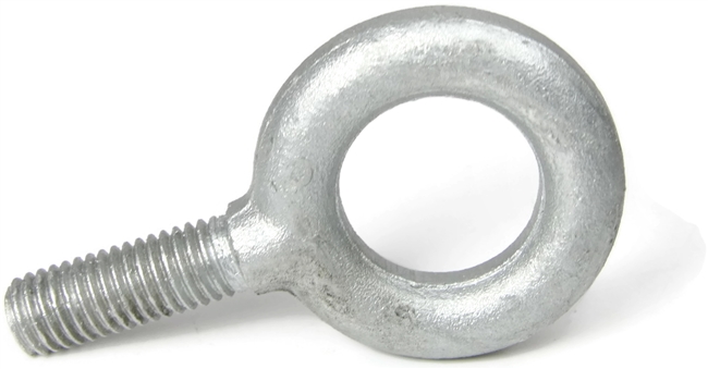 Ken Forging Eye Bolts, Plain Pattern, Hot Dipped Galvanized, 2-1/2"-4.5 , USA Made