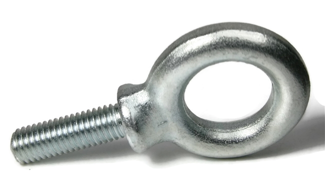 Ken Forging Eye Bolts, Shoulder Pattern, Zinc Plated Steel, 7/8"-9 , USA Made