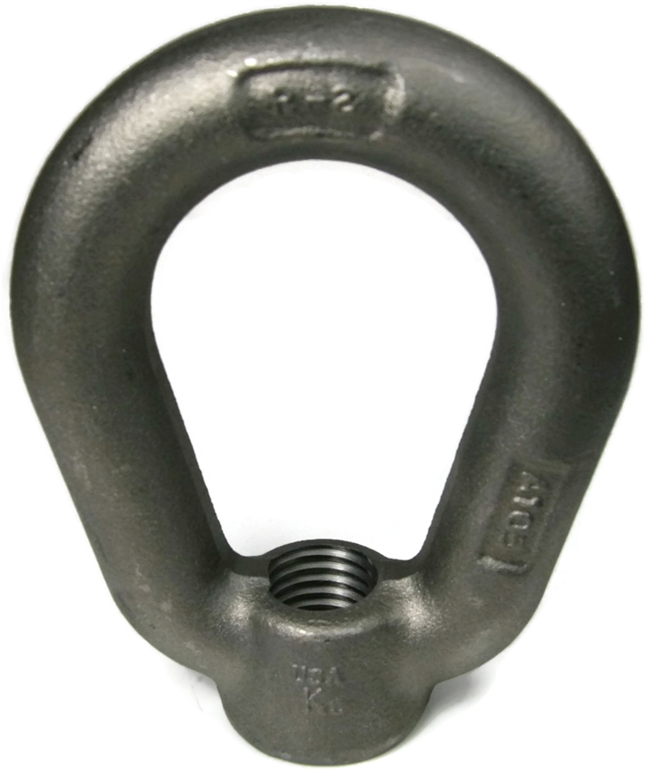 Ken Forging Style D Eye Nuts, C1030 Carbon Steel, USA Made