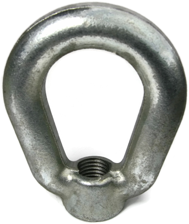 Ken Forging Style D Eye Nuts, Zinc Plated, USA Made