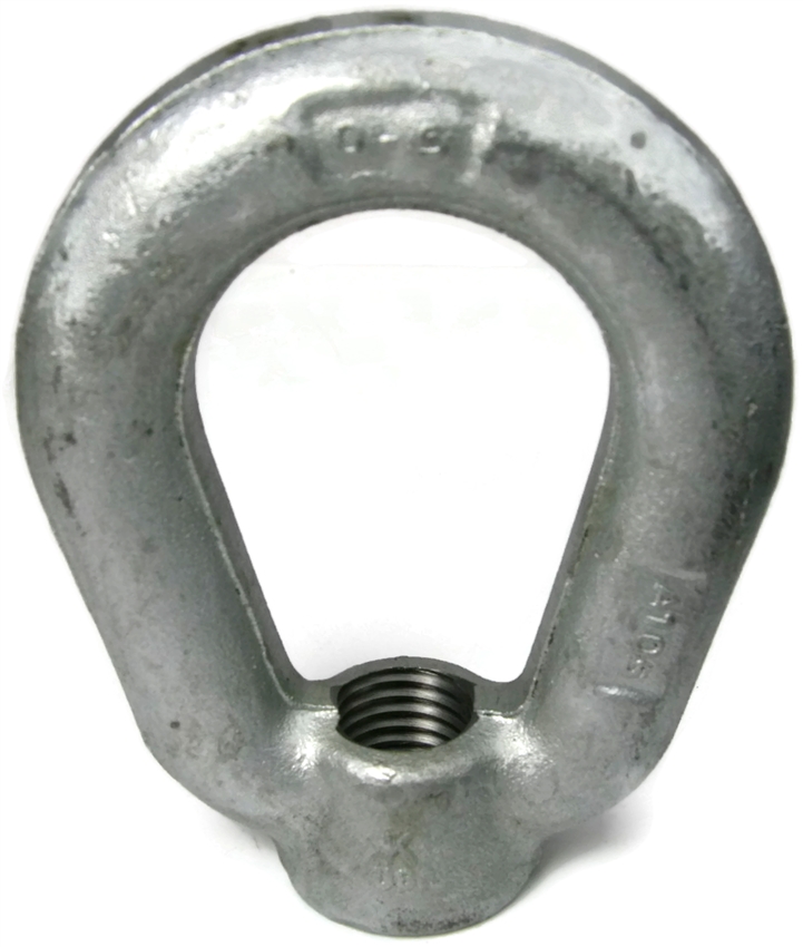Ken Forging Style D Eye Nuts, Hot Dipped Galvanized , USA Made