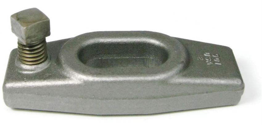 Ken Forging Plain Clamps with Square Bolts, Carbon Steel, USA Made