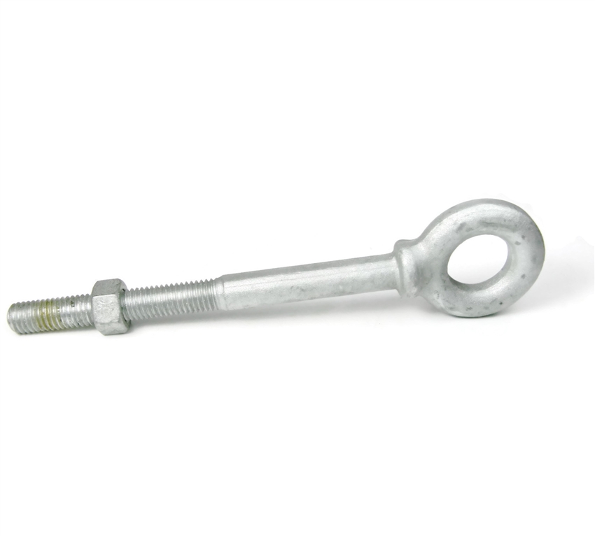 Ken Forging Eye Bolts With Nut, Shoulder Pattern, Hot Dipped Galvanized, 5/16"-18 , USA Made