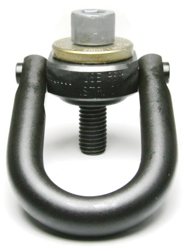 Ken Forging Safety Swivel Hoist Rings, Standard U-Bar, Black Oxide 4140 Alloy, USA Made
