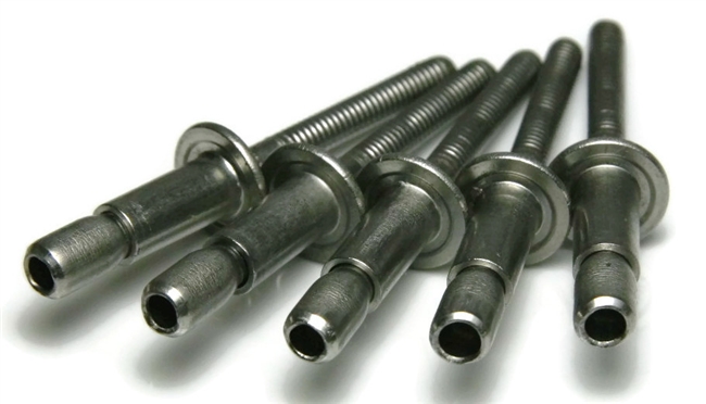 POP Rivets, Structural, Stainless Steel 302, 3/16" (#6) POP Rivets, Structural, Stainless Steel 302, 3/16" (#6)