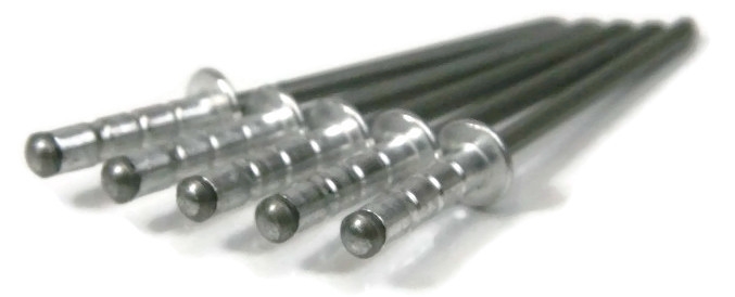 POP Rivets, Multi-Grip, Aluminium / Steel Mandrel, 5/32" (#5)