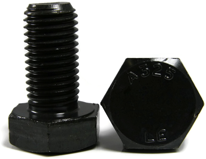 Heavy Hex Bolts, Structural A325 Plain, 1/2"-13