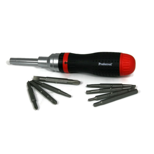 Interchangeable Bit 19 In 1 Ratchet Screwdriver Tool Set
