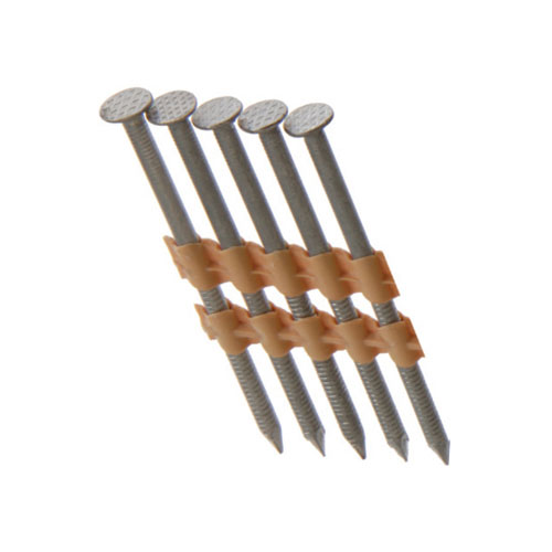 Collated Nails, 21 Degree Plastic Strip Round Head, Stainless Steel 304 Collated Nails, 21 Degree Plastic Strip Round Head, Stainless Steel 304