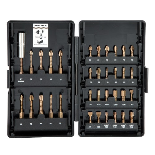 34 Piece Impact Driver Bit Set