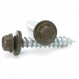 Roofing Screws, FastGrip™, Sharp Point, Stainless Steel 18-8, Bronze, #9 Roofing Screws, FastGrip™, Sharp Point, Stainless Steel 18-8, Bronze, #9