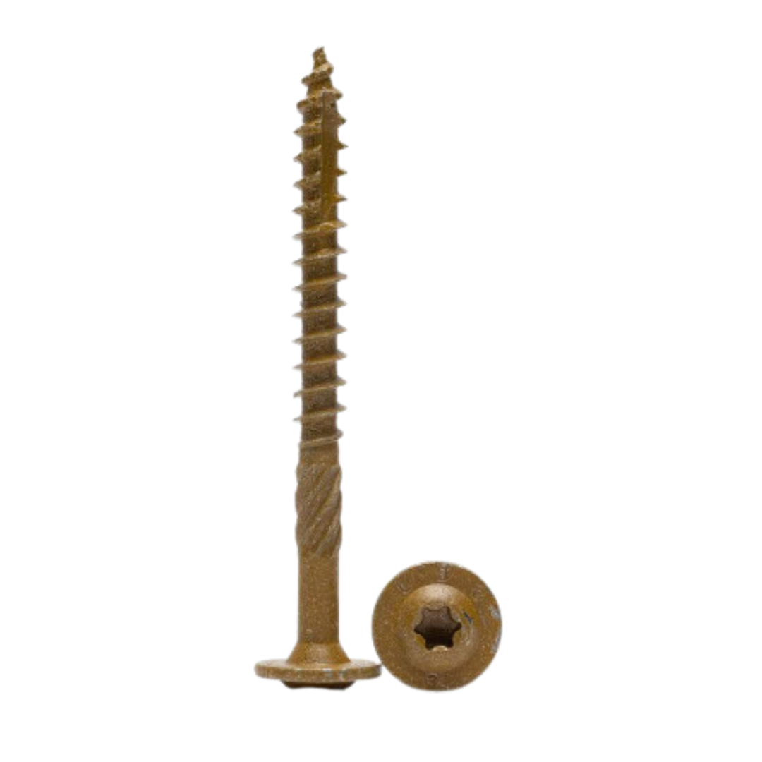 Deck Screw, FrameGrip Structural Screws, Star Drive, T-30, 5/16