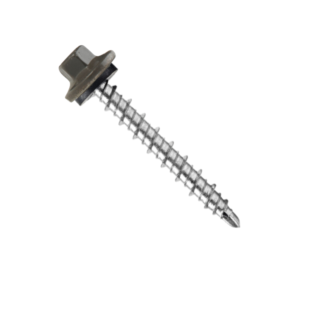 Roofing Screws, ProCap MINI-DRILLER™, Stainless Steel 304, Bronze, #10