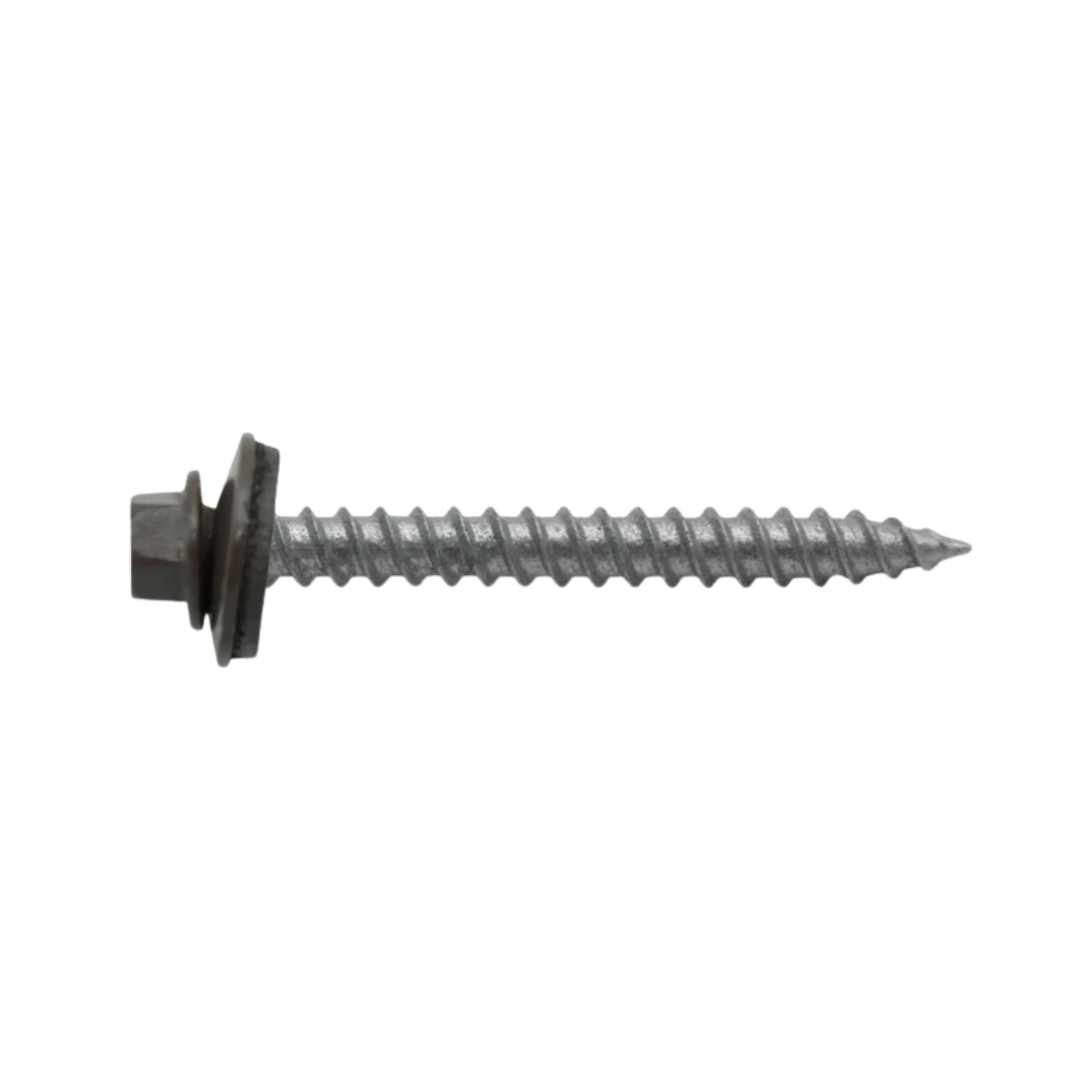 Roofing Screws, ReGrip™, Sharp Point, Galvanized Steel, Bronze, #12 Roofing Screws, ReGrip™, Sharp Point, Galvanized Steel, Bronze, #12