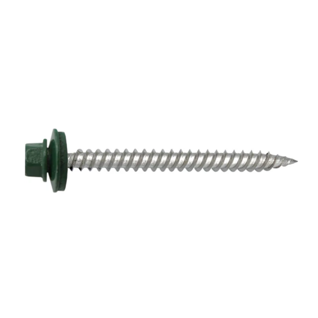 Roofing Screws, ReGrip™, Sharp Point, Stainless Steel 18-8, Green, #12 Roofing Screws, ReGrip™, Sharp Point, Stainless Steel 18-8, Green, #12