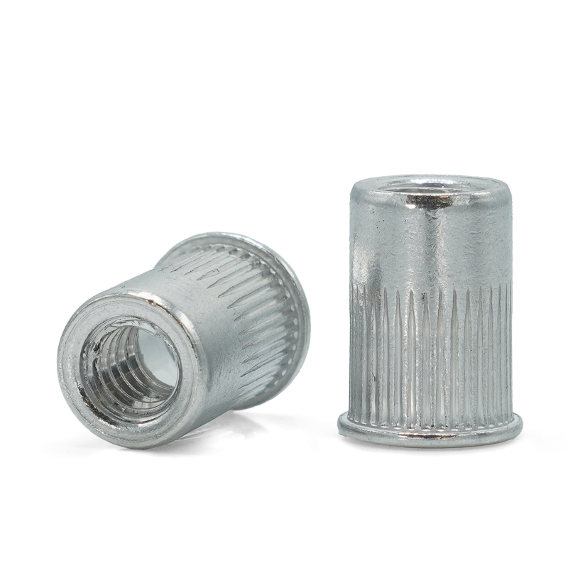 Rivet Nuts, Thinwall Ribbed Reduced Head, Aluminium