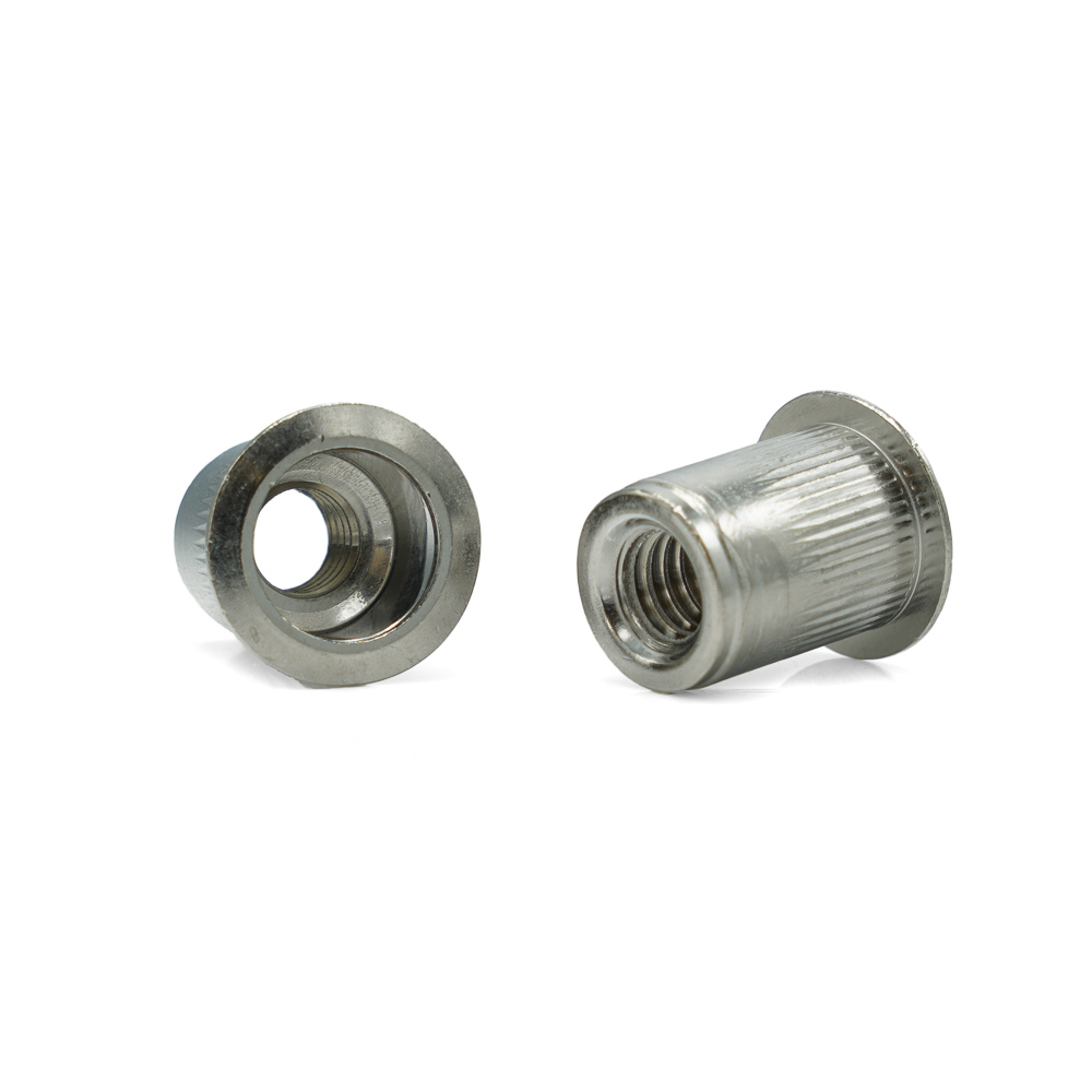 BricoLoco Rivet Nut M4-M10 Threaded Rivet Countersunk Head Zinc