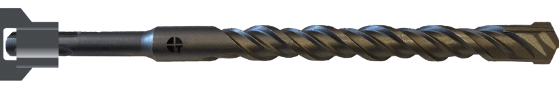 SDS-Plus 4 Cutter Carbide Drill Bit, 5/16" x 4" x 6"