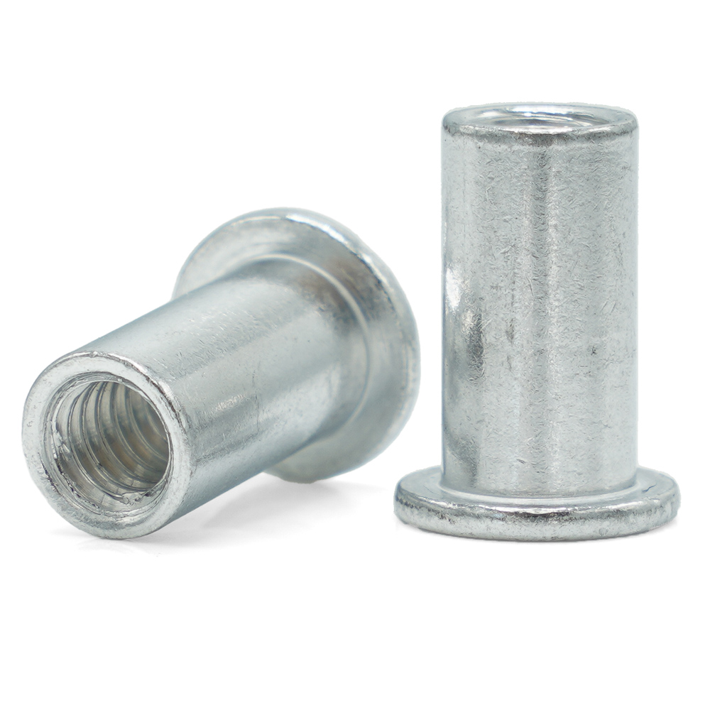 Rivet Nuts, Thickwall Smooth Large Head, Aluminium Rivet Nuts, Thickwall Smooth Large Head, Aluminium