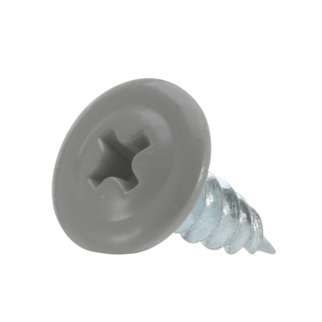 Roofing Screws, Phillips Wafer Head, Sharp Point, Zinc Plated Steel, Slate, #8 Roofing Screws, Phillips Wafer Head, Sharp Point, Zinc Plated Steel, Slate, #8